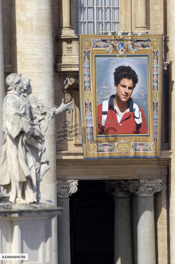 Pope Leo XIV Leads Canonization Of Pier Giorgio Frassati And Carlo Acutis - Vatican City
