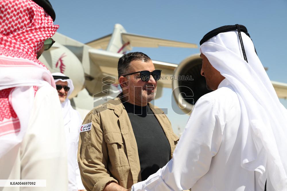Qatari Humanitarian Aid to Syria - Damascus