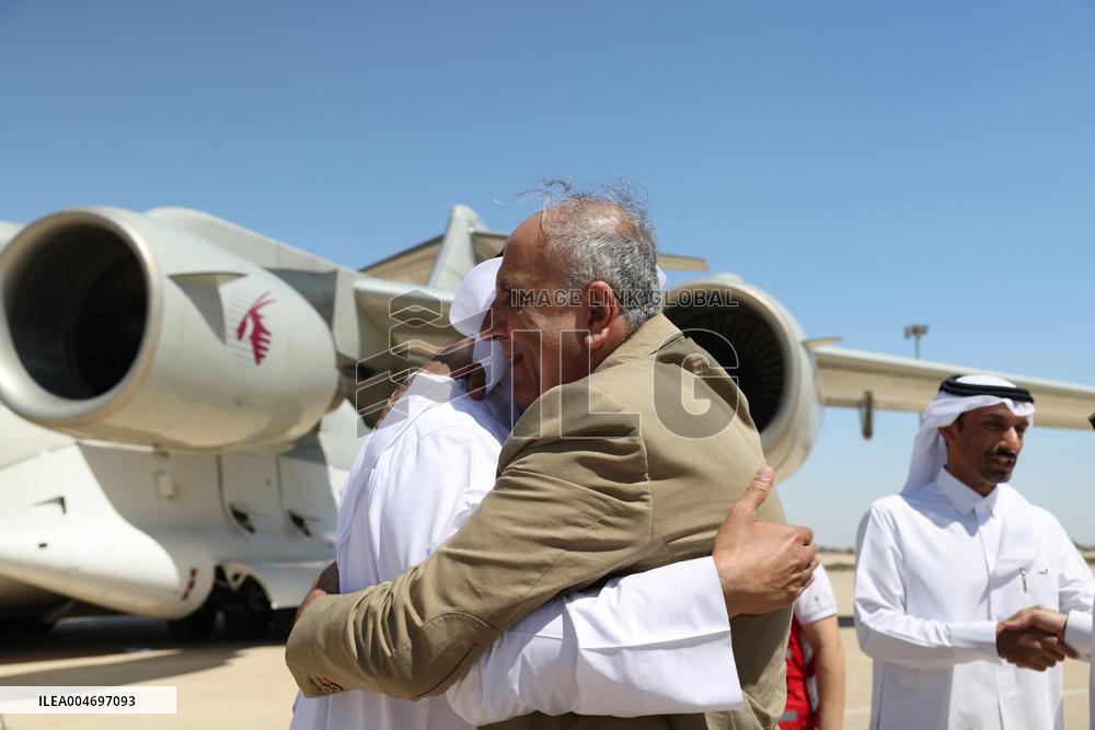 Qatari Humanitarian Aid to Syria - Damascus
