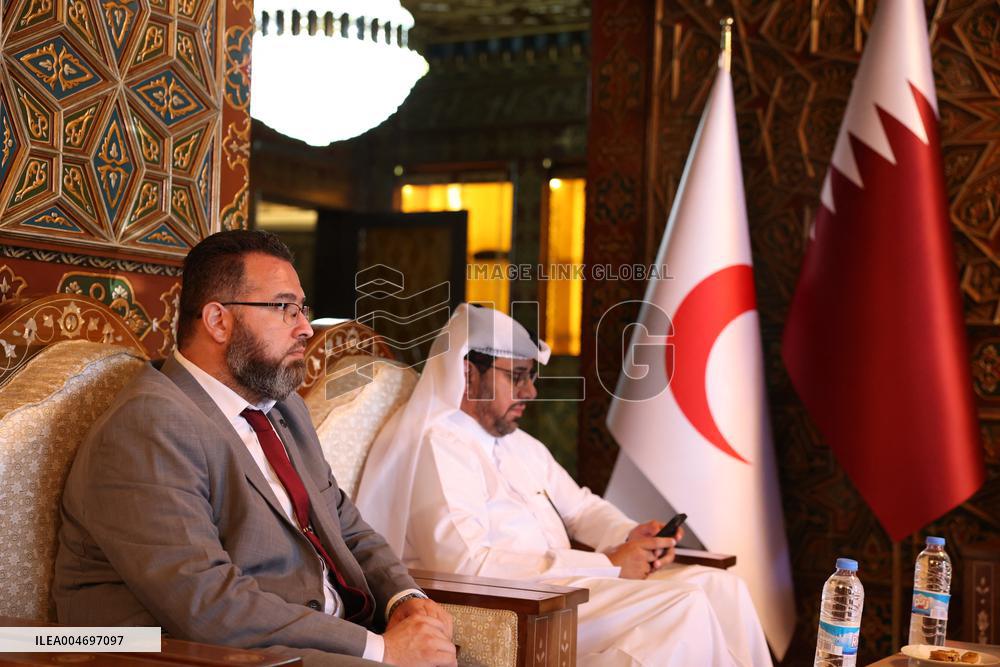 Qatari Humanitarian Aid to Syria - Damascus