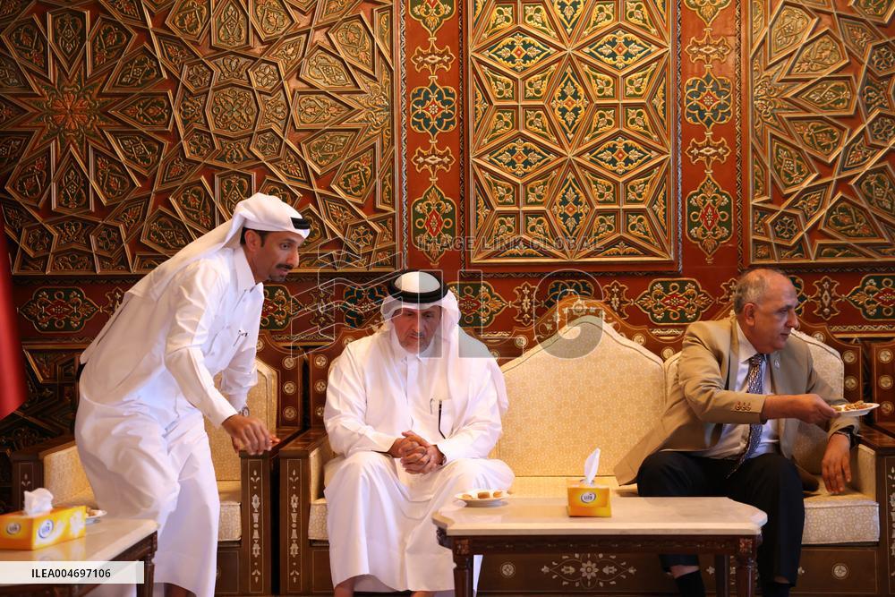 Qatari Humanitarian Aid to Syria - Damascus