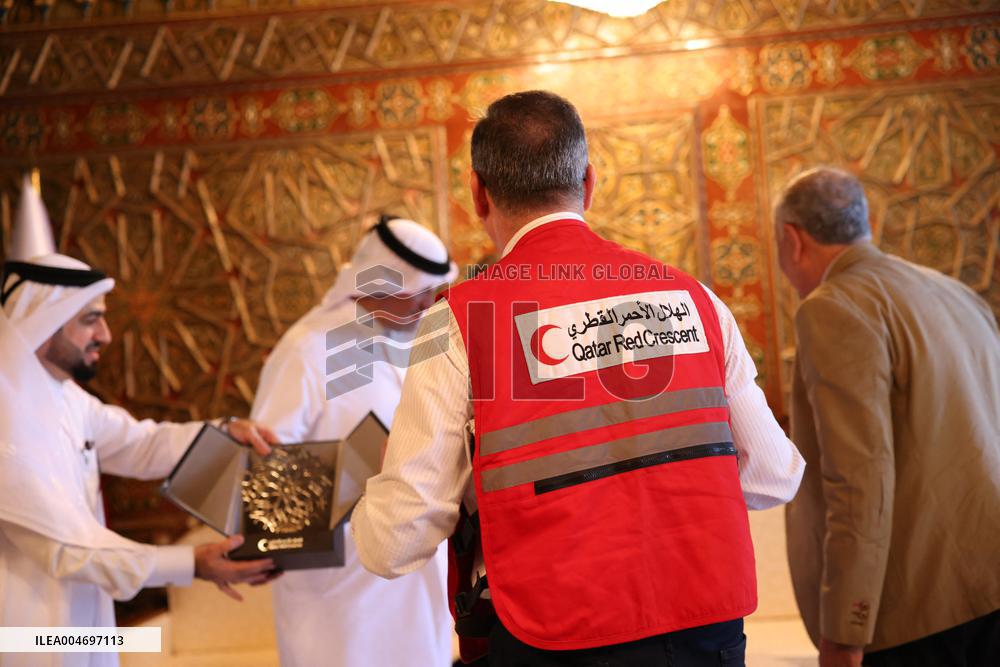 Qatari Humanitarian Aid to Syria - Damascus