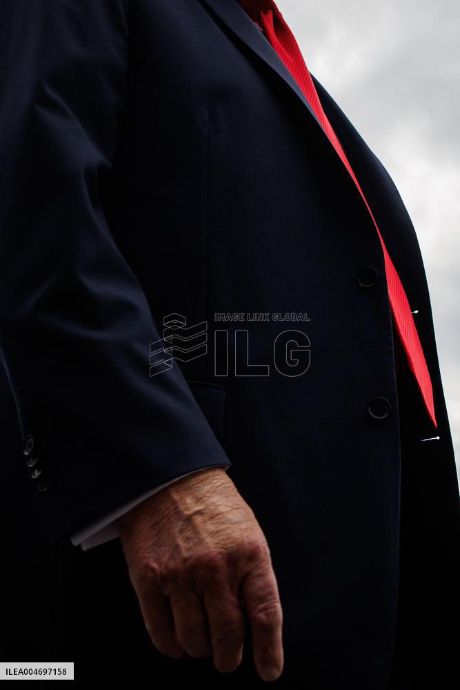 DC: President Trump Departs White House for U.S. Open Tennis Championships in New York