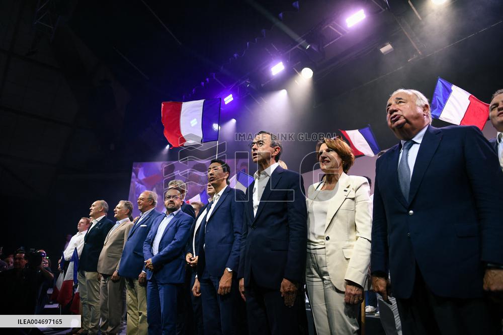 Les Republicains meeting in Paris FA