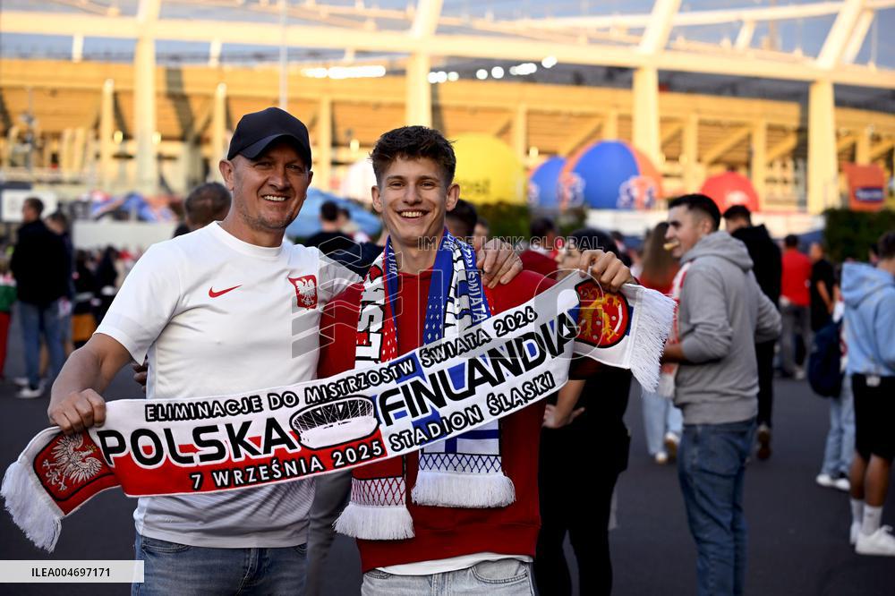 FIFA World Cup 2026 qualification match Poland vs Finland