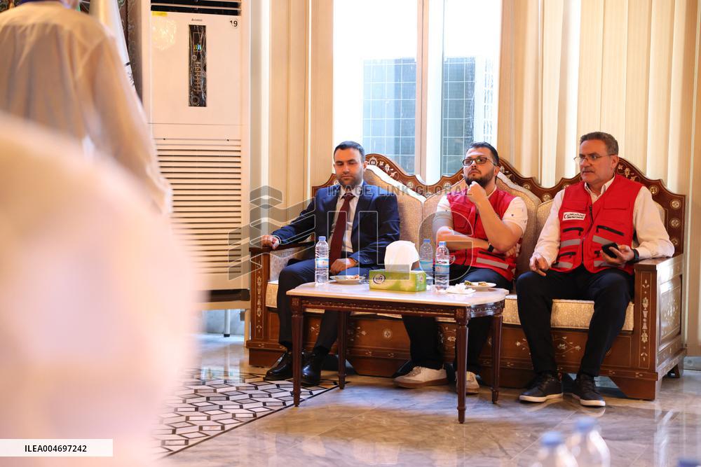 Qatari Humanitarian Aid to Syria - Damascus