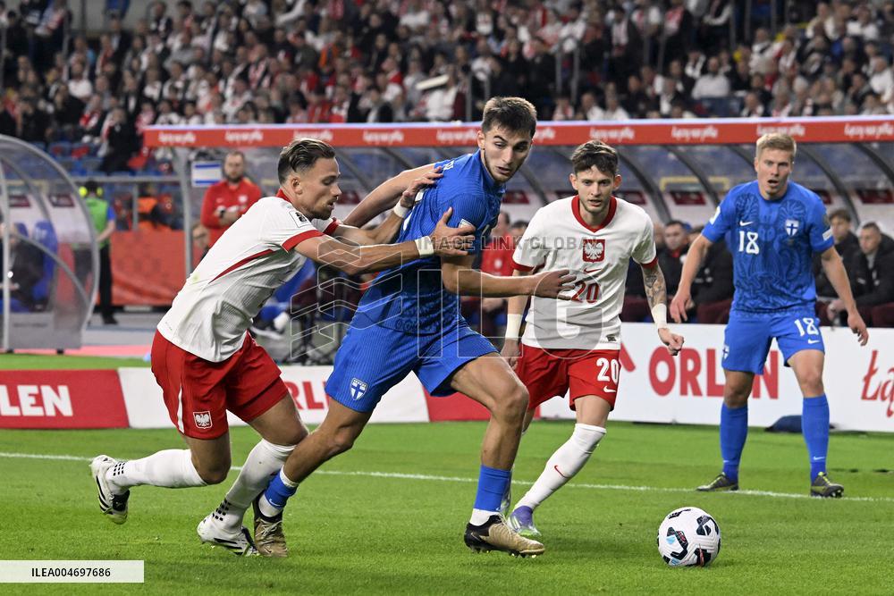 FIFA World Cup 2026 qualification match Poland vs Finland