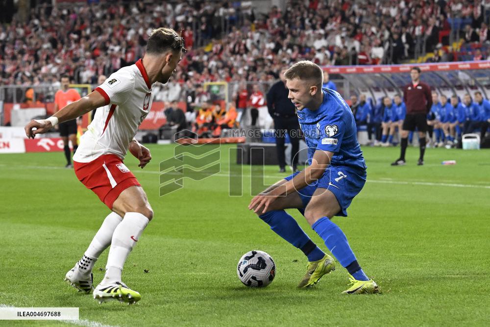 FIFA World Cup 2026 qualification match Poland vs Finland
