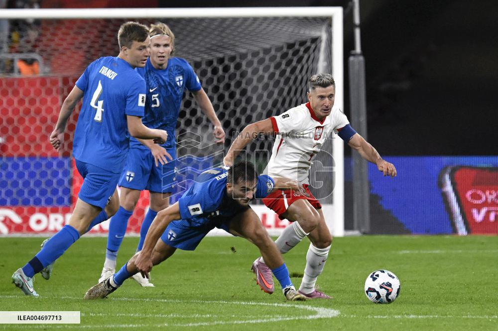 FIFA World Cup 2026 qualification match Poland vs Finland