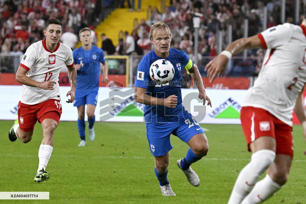 FIFA World Cup 2026 qualification match Poland vs Finland