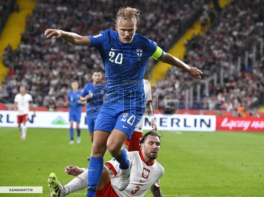 FIFA World Cup 2026 qualification match Poland vs Finland