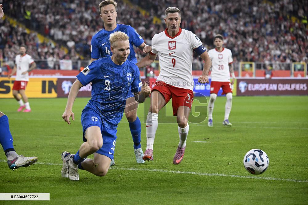 FIFA World Cup 2026 qualification match Poland vs Finland