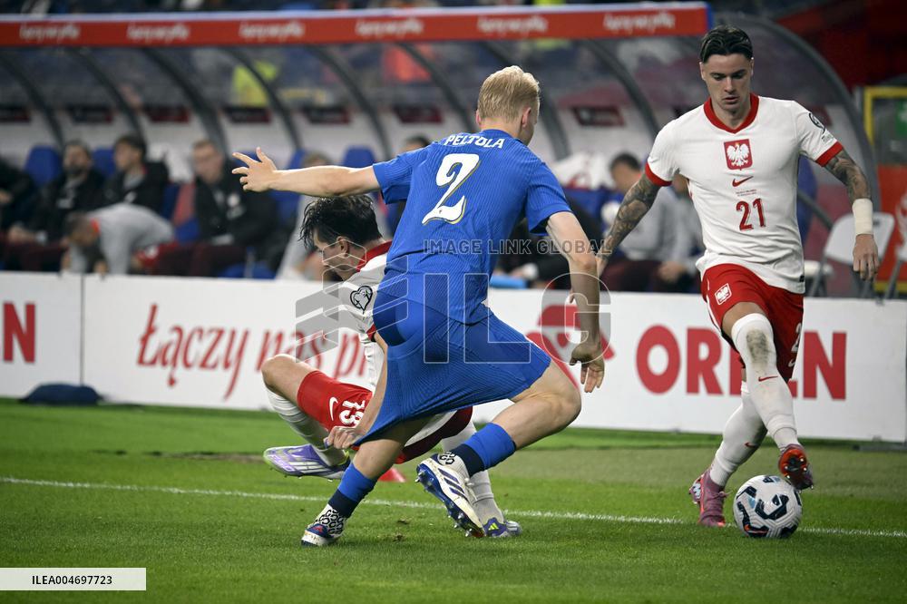 FIFA World Cup 2026 qualification match Poland vs Finland