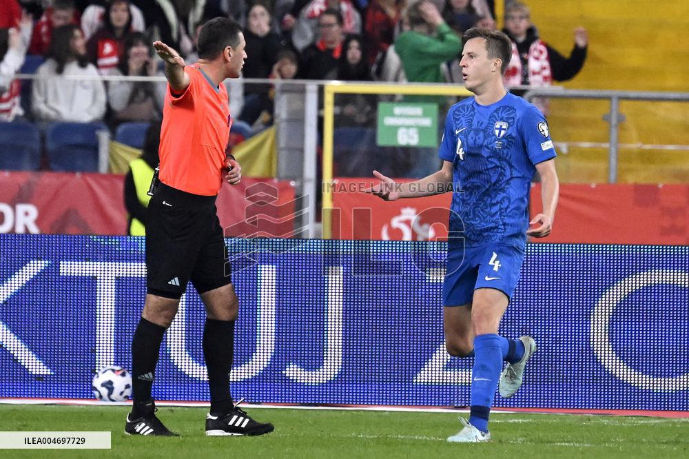 FIFA World Cup 2026 qualification match Poland vs Finland