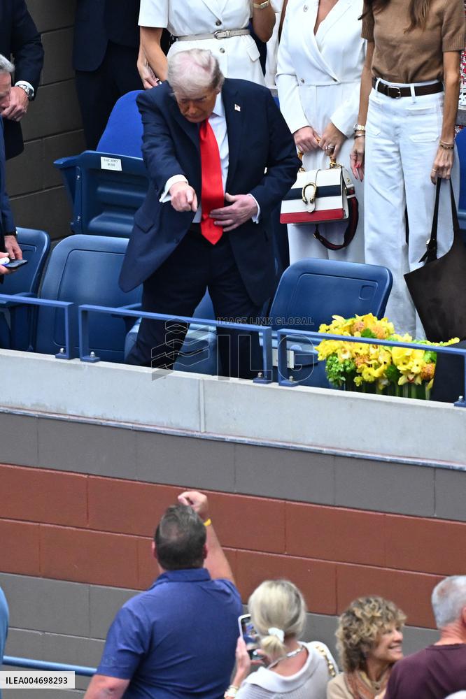 US Open - Donald Trump In The Stands