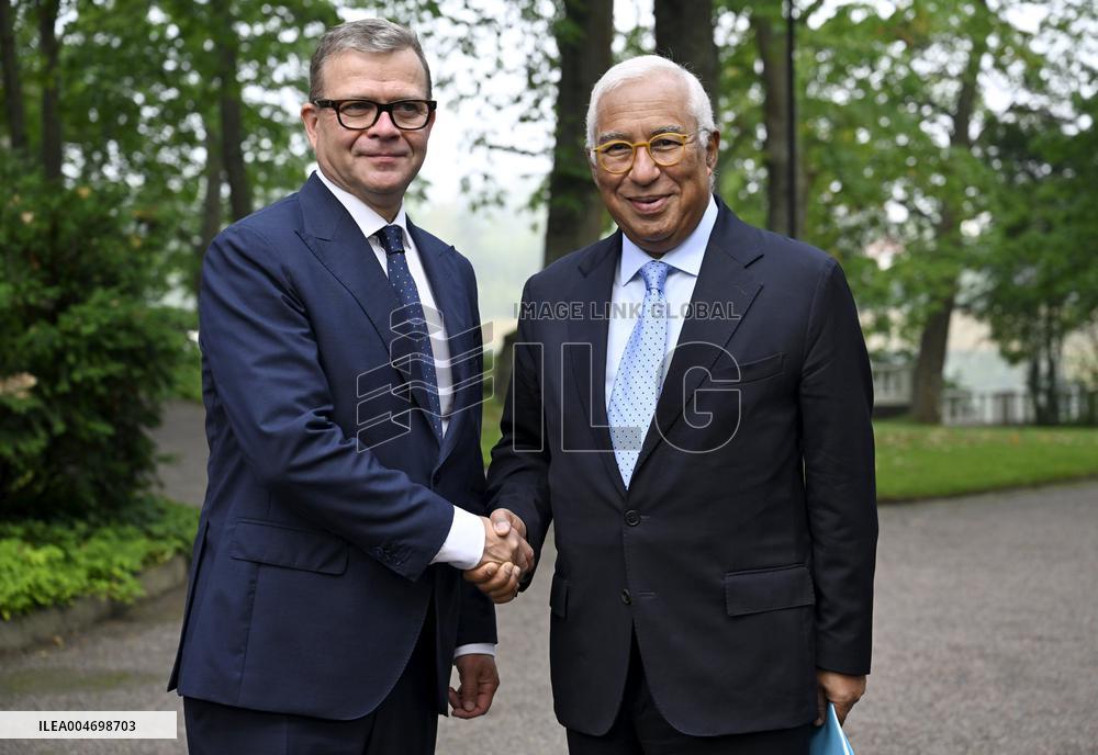 European Council President Antonio Costa in Helsinki
