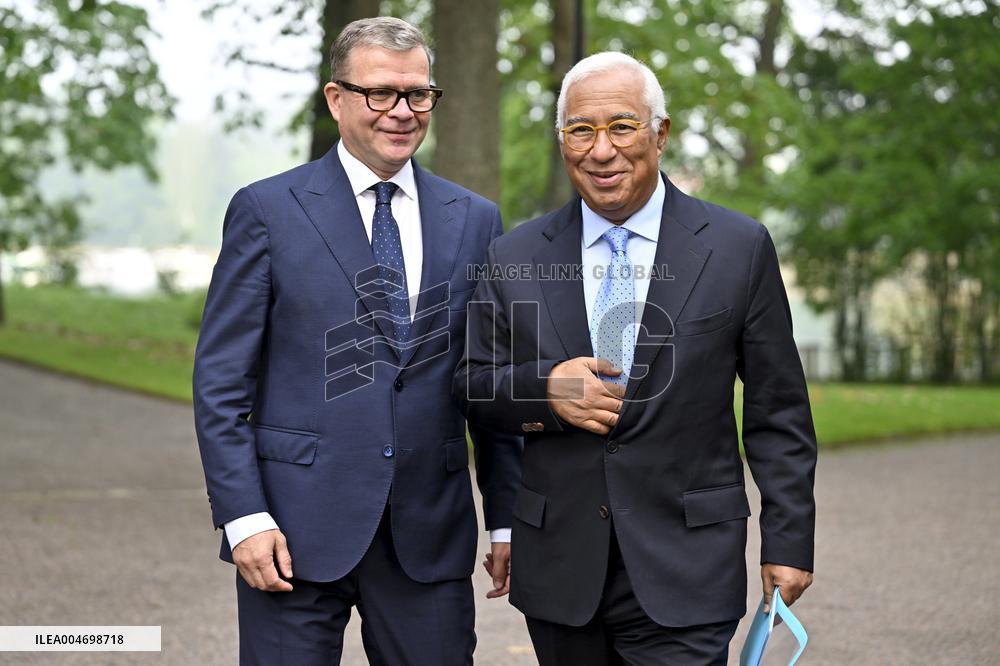 European Council President Antonio Costa in Helsinki