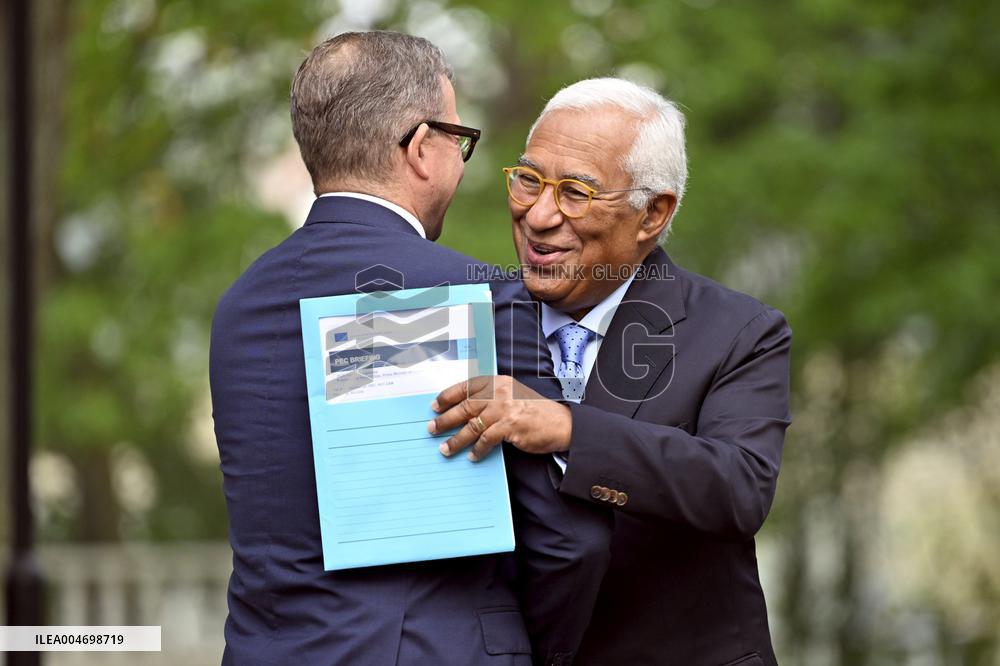 European Council President Antonio Costa in Helsinki