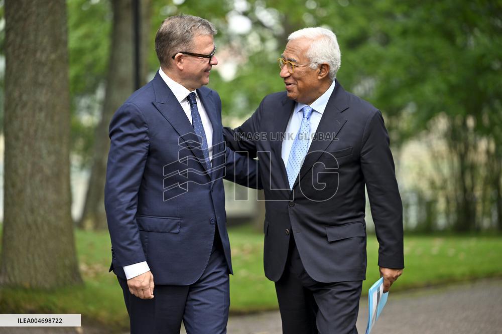 European Council President Antonio Costa in Helsinki