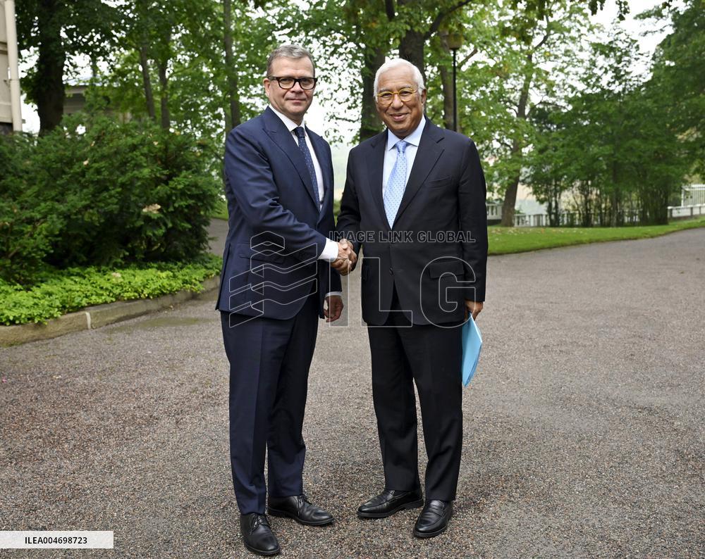 European Council President Antonio Costa in Helsinki