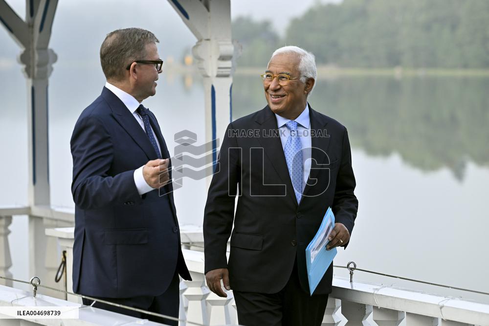 European Council President Antonio Costa in Helsinki