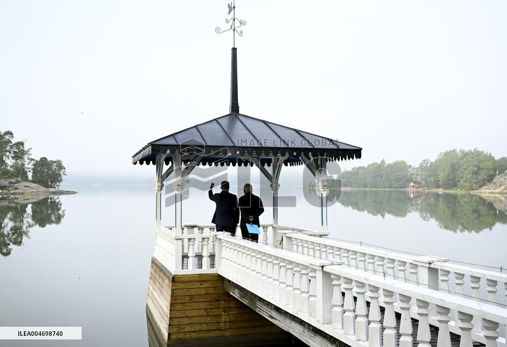 European Council President Antonio Costa in Helsinki