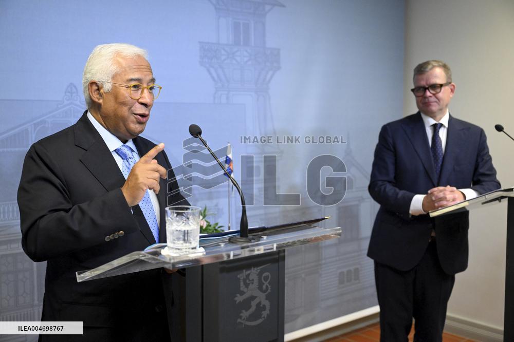 European Council President Antonio Costa visiting Finland