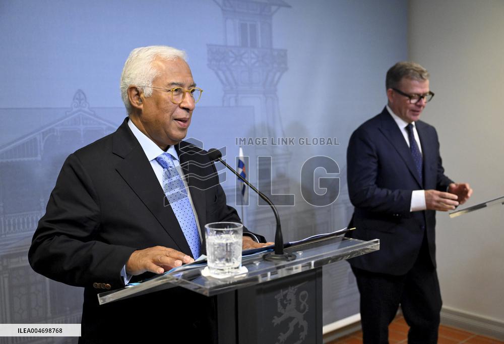 European Council President Antonio Costa visiting Finland