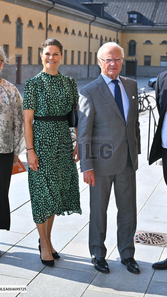 SWEDISH ROYALS AT THE NATIONAL HERITAGE BOARD