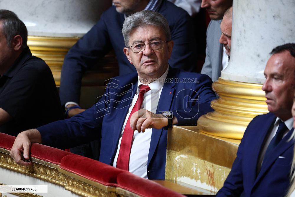 PM Bayrou general policy statement at the National Assembly - Paris