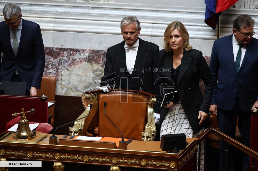 PM Bayrou general policy statement at the National Assembly - Paris