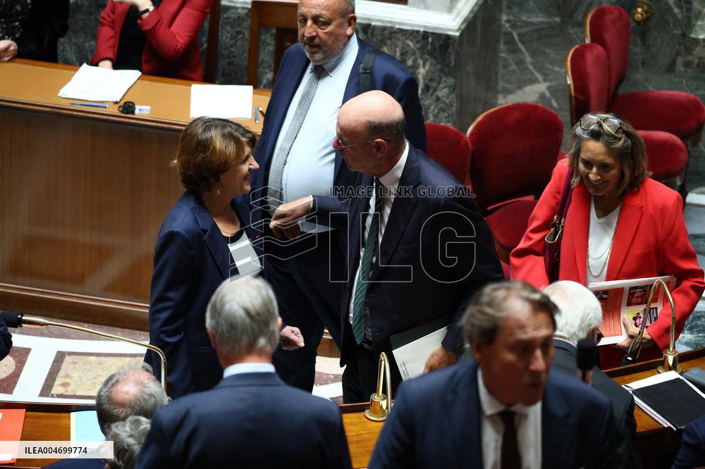 PM Bayrou general policy statement at the National Assembly - Paris