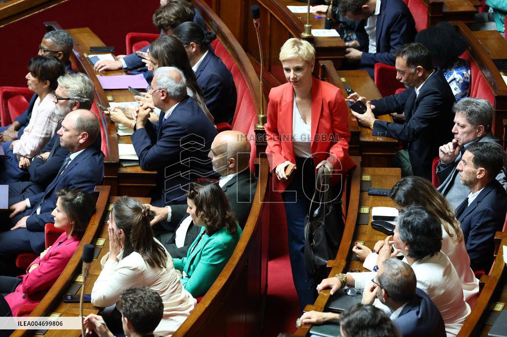 PM Bayrou general policy statement at the National Assembly - Paris