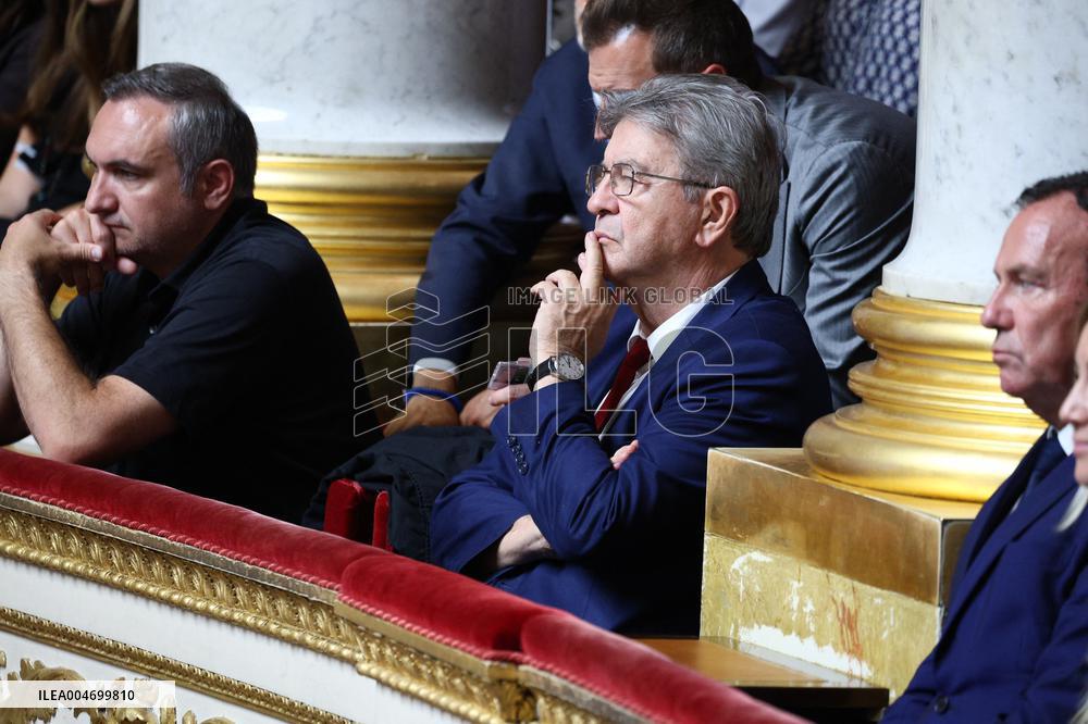 PM Bayrou general policy statement at the National Assembly - Paris