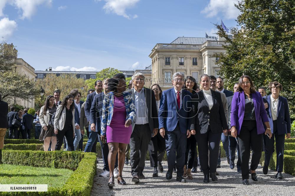 LFI Arrive at The National Assembly - Paris