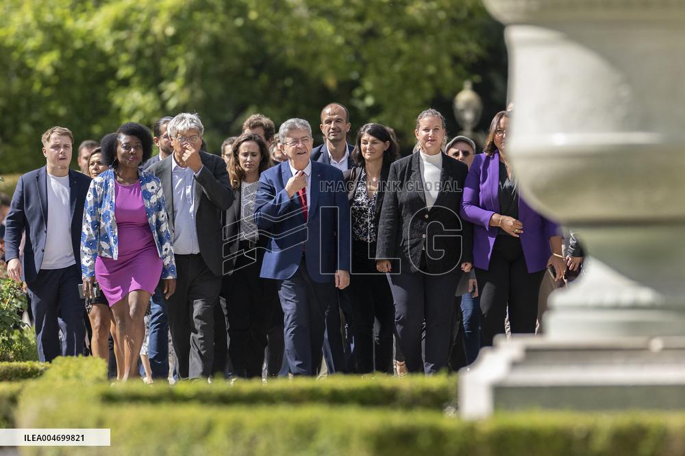 LFI Arrive at The National Assembly - Paris