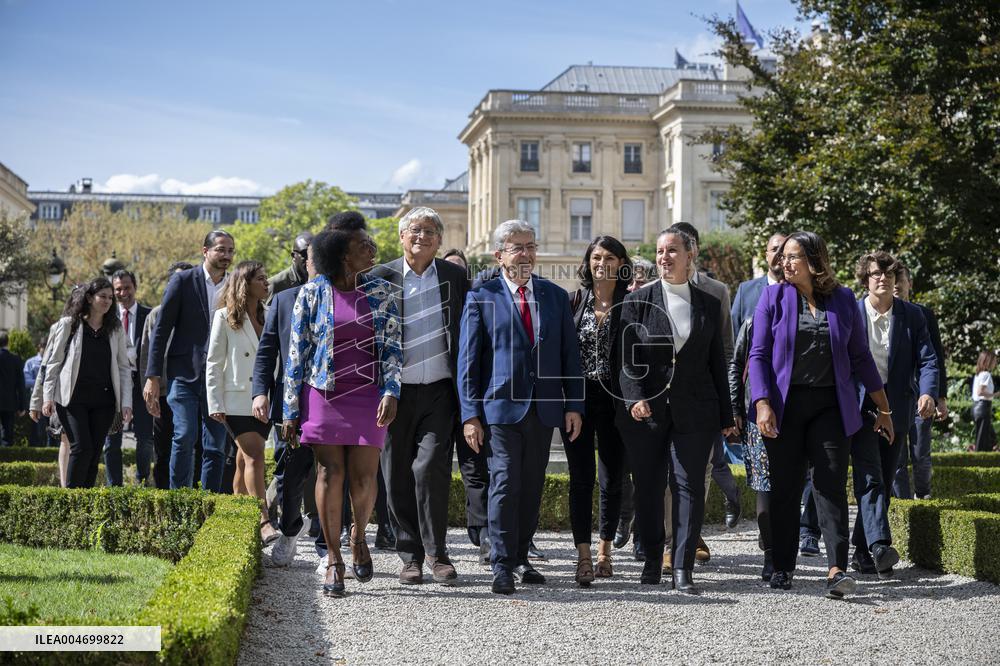 LFI Arrive at The National Assembly - Paris