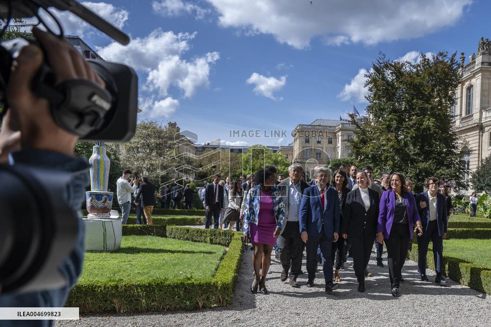 LFI Arrive at The National Assembly - Paris