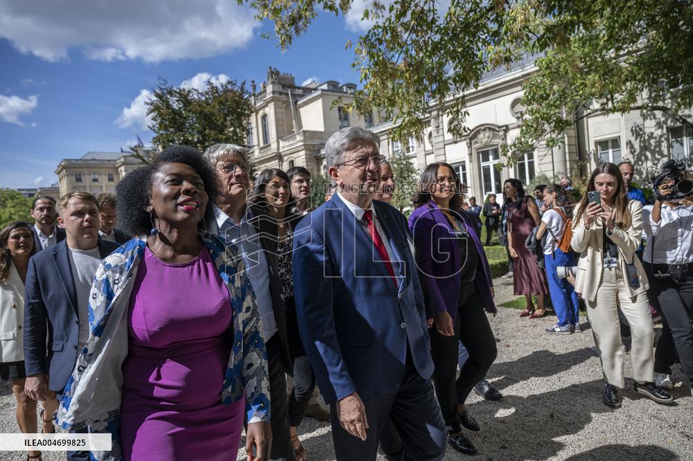 LFI Arrive at The National Assembly - Paris
