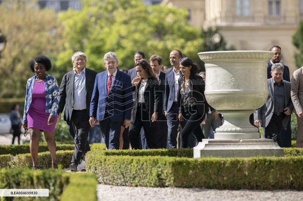 LFI Arrive at The National Assembly - Paris