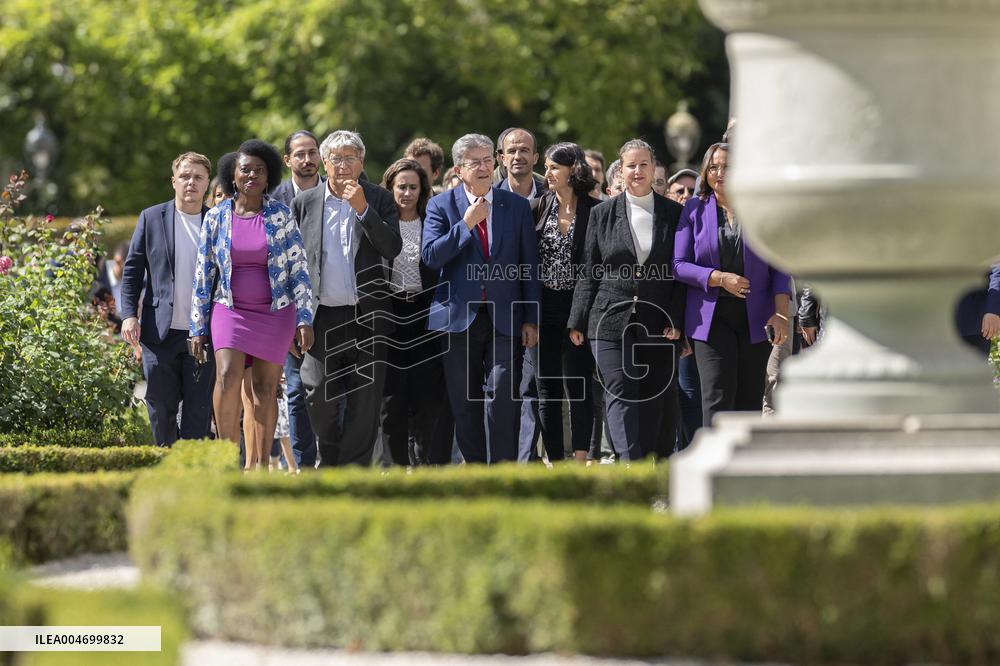 LFI Arrive at The National Assembly - Paris
