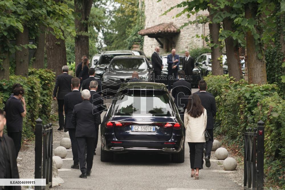 Giorgio Armani's Funeral, Held Privately At The San Martino Church - Rivalta