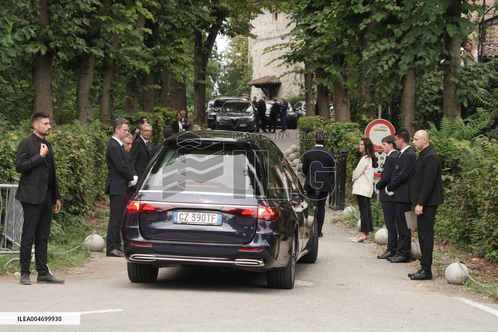 Giorgio Armani's Funeral, Held Privately At The San Martino Church - Rivalta