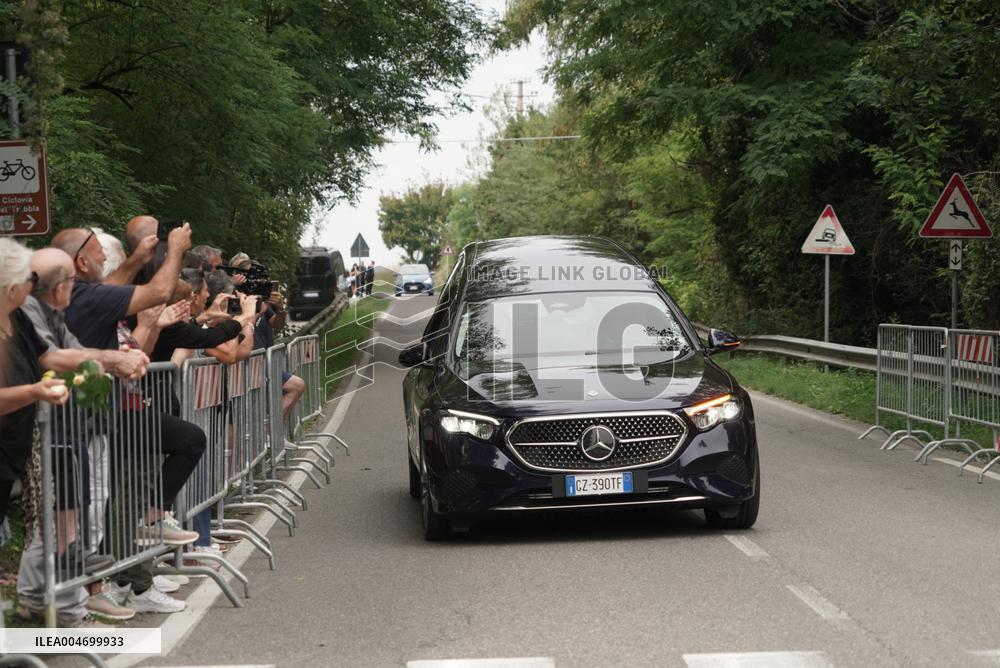 Giorgio Armani's Funeral, Held Privately At The San Martino Church - Rivalta