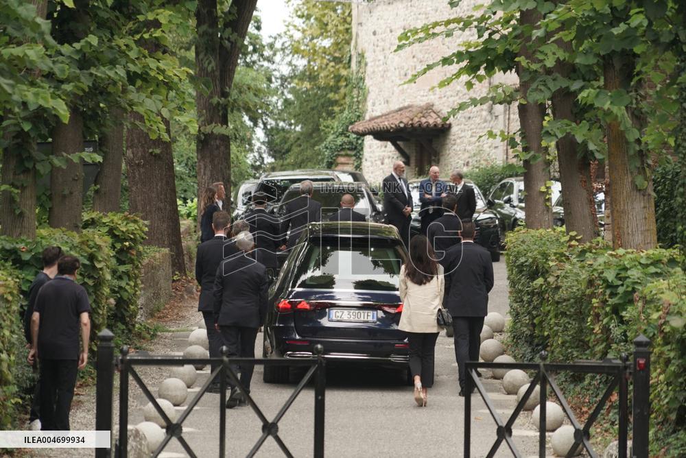 Giorgio Armani's Funeral, Held Privately At The San Martino Church - Rivalta