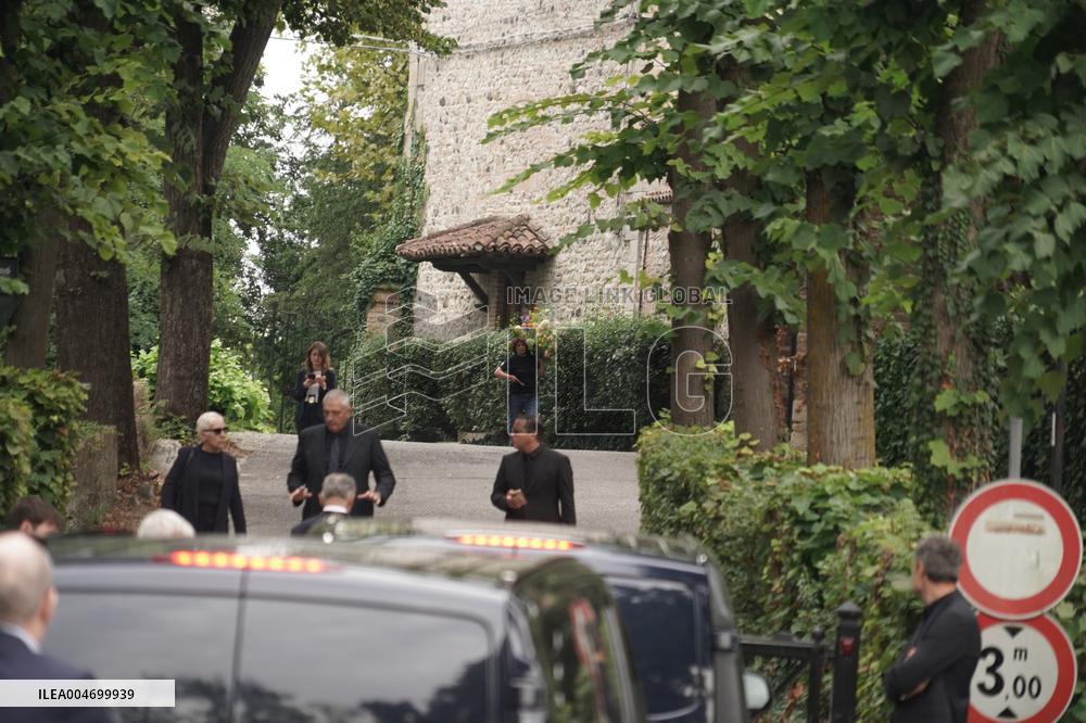 Giorgio Armani's Funeral, Held Privately At The San Martino Church - Rivalta