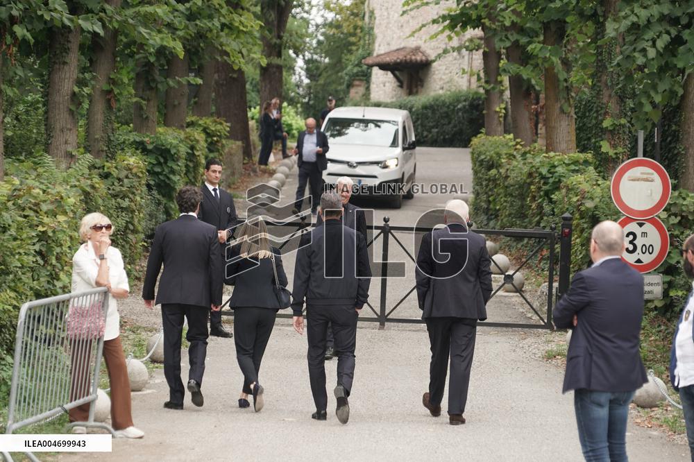 Giorgio Armani's Funeral, Held Privately At The San Martino Church - Rivalta