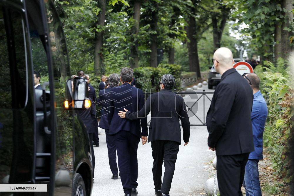 Giorgio Armani's Funeral, Held Privately At The San Martino Church - Rivalta