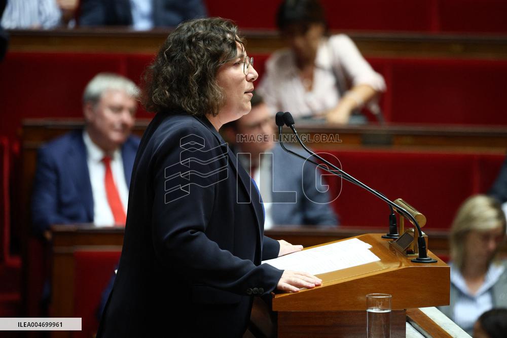 PM Bayrou general policy statement at the National Assembly - Paris