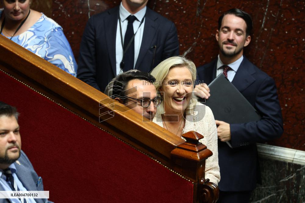 PM Bayrou general policy statement at the National Assembly - Paris